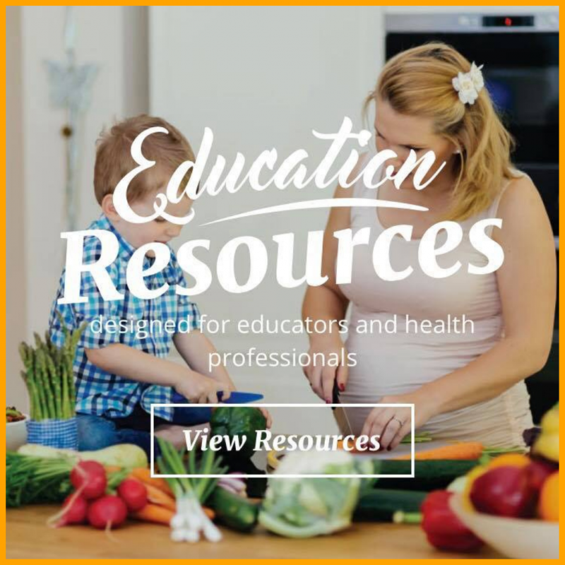 Education resources button Yellow border Square