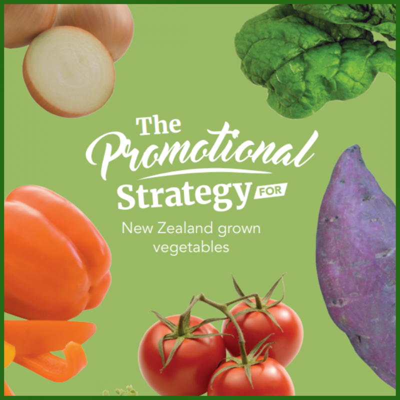 Vegetables.co.nz promotional strategy button Green border Square